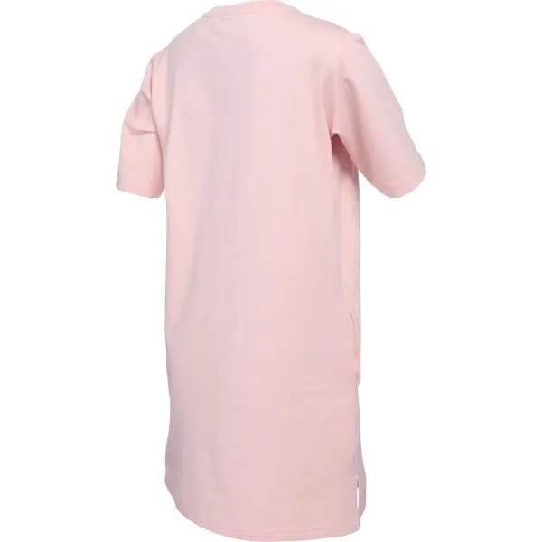 Puma ESS+ LOGO POWER TEE DRESS TR Dámske šaty, ružová, veľkosť