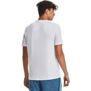 Under Armour SEAMLESS STRIDE Pánske tričko, biela, veľkosť