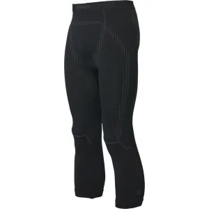 Klimatex BARIK SEAMLESS Pánske bezšvové termo 3/4 spodky, čierna, veľkosť XL/XXL