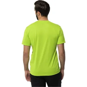 Jack Wolfskin HIKING T M Pánske funkčné tričko, svetlo zelená, veľkosť