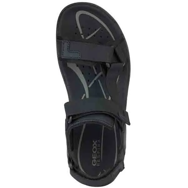 Geox TERRENO + GRIP A Pánske sandále, čierna, veľkosť