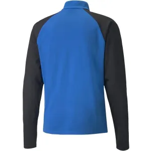 Puma TEAMLIGA 1/4 ZIP TOP Pánska futbalová mikina, modrá, veľkosť