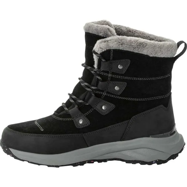 Jack Wolfskin DROMOVENTURE TEXAPORE HIGH W Dámska voľnočasová  obuv, čierna, veľkosť