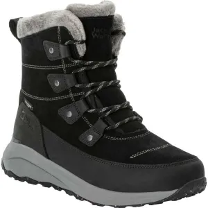 Jack Wolfskin DROMOVENTURE TEXAPORE HIGH W Dámska voľnočasová  obuv, čierna, veľkosť
