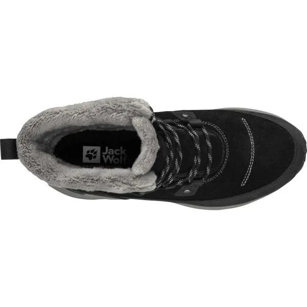 Jack Wolfskin DROMOVENTURE TEXAPORE HIGH W Dámska voľnočasová  obuv, čierna, veľkosť