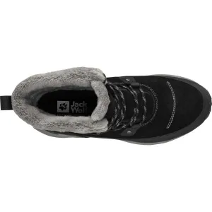 Jack Wolfskin DROMOVENTURE TEXAPORE HIGH W Dámska voľnočasová  obuv, čierna, veľkosť
