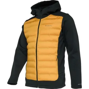 Columbia OUT-SHIELD INSULATED FULL ZIP HOODIE Pánska hybridná bunda, žltá, veľkosť