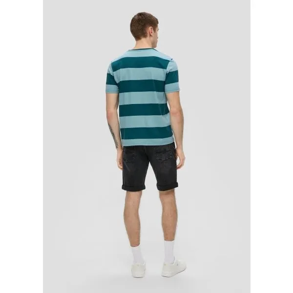 s.Oliver Q/S DENIM TROUSERS Pánske džínsové šortky, čierna, veľkosť