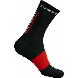 Ponožky na behanie Compressport Ultra Trail Socks v2.0 - black/red