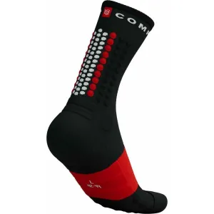 Ponožky na behanie Compressport Ultra Trail Socks v2.0 - black/red
