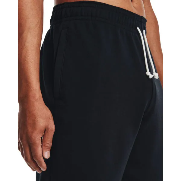 Under Armour RIVAL TERRY SHORT Pánske kraťasy, čierna, veľkosť