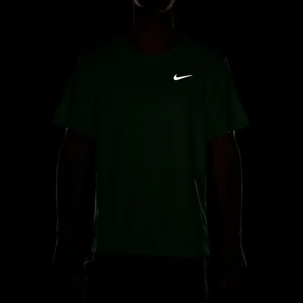 Nike NK DF UV MILER SS Pánske tréningové tričko, svetlo zelená, veľkosť XXL