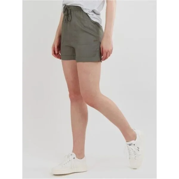 FUNDANGO CARLA Dámske šortky, khaki, veľkosť