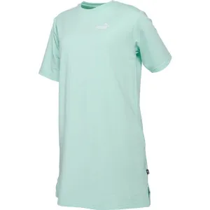 Puma ESS SMALL LOGO TEE DRESS TR Dámske šaty, svetlo zelená, veľkosť