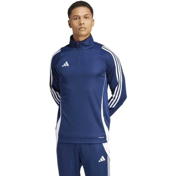 adidas TIRO24 TRAINING TOP Pánska mikina, tmavo modrá, veľkosť