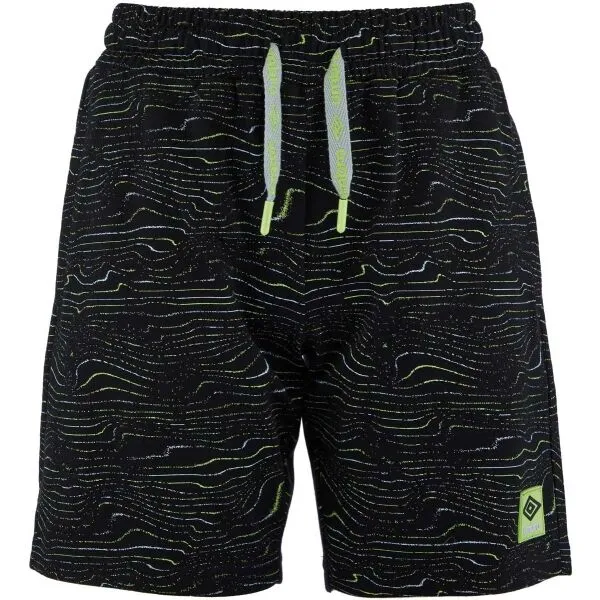 Umbro MANUEL Pohodlné chlapčenské šortky z úpletu, čierna, veľkosť 116-122