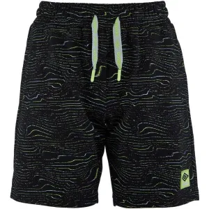 Umbro MANUEL Pohodlné chlapčenské šortky z úpletu, čierna, veľkosť 116-122
