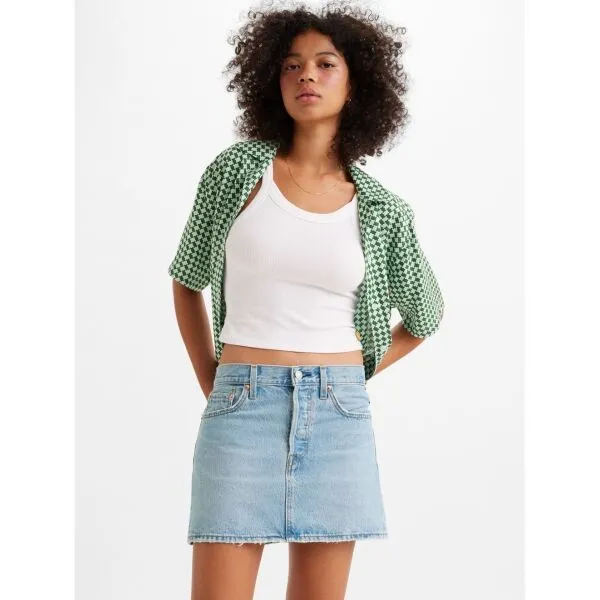 Levi's&reg; ICON Dámska džínsová sukňa, svetlomodrá, veľkosť