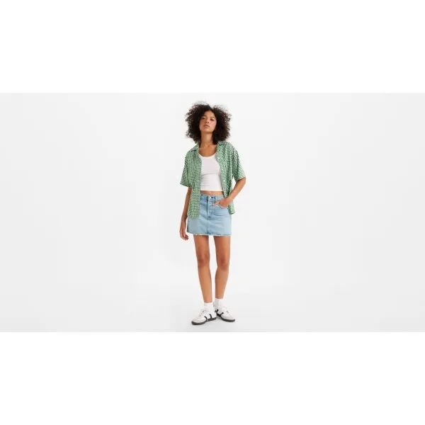 Levi's&reg; ICON Dámska džínsová sukňa, svetlomodrá, veľkosť
