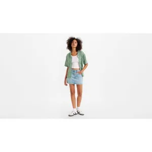 Levi's&reg; ICON Dámska džínsová sukňa, svetlomodrá, veľkosť