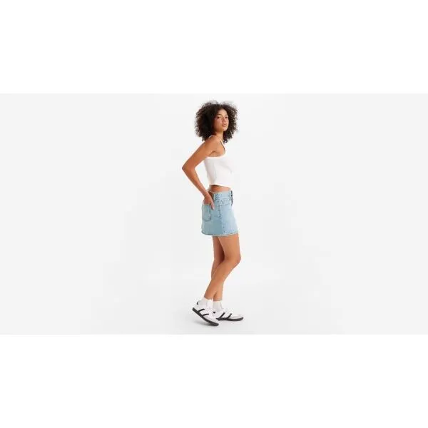 Levi's&reg; ICON Dámska džínsová sukňa, svetlomodrá, veľkosť