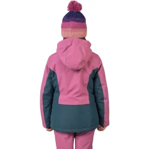 Hannah VALA JR Dievčenská lyžiarska bunda, tmavo zelená, veľkosť