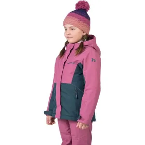 Hannah VALA JR Dievčenská lyžiarska bunda, tmavo zelená, veľkosť