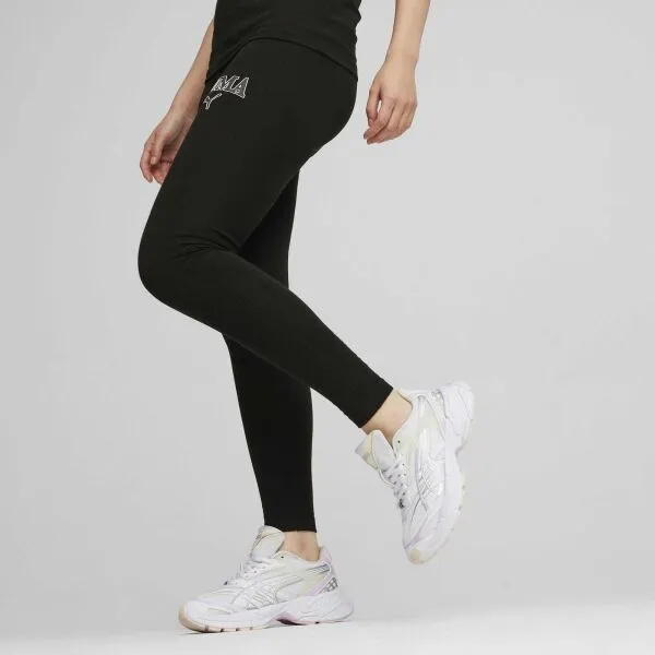 Puma SQUAD HIGH WAIST LEGGINGS Dámske legíny, čierna, veľkosť