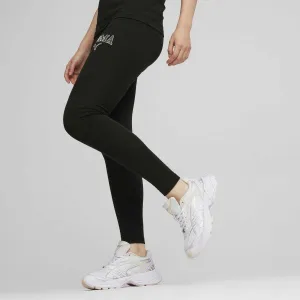 Puma SQUAD HIGH WAIST LEGGINGS Dámske legíny, čierna, veľkosť