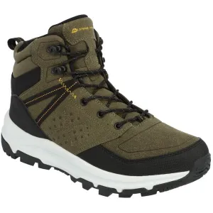 ALPINE PRO THOLER Pánska outdoorová obuv, khaki, veľkosť