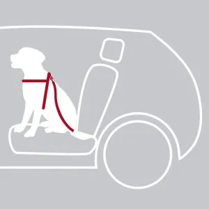 TRIXIE DOG CAR HARNESS S 30-60CM Postroj do auta, čierna, veľkosť
