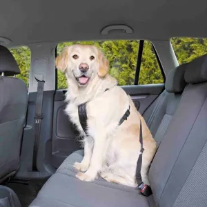 TRIXIE DOG CAR HARNESS S 30-60CM Postroj do auta, čierna, veľkosť