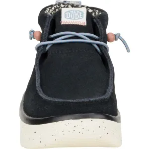HEY DUDE WENDY PEAK HI SUEDE Dámska voľnočasová obuv, čierna, veľkosť