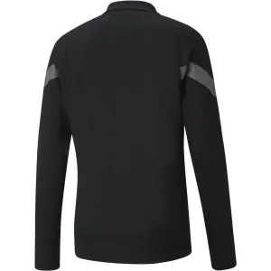 Puma TEAMFINAL TRAINING 1/4 ZIP TOP Pánska športová mikina, čierna, veľkosť