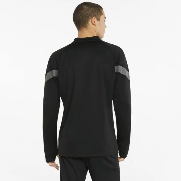 Puma TEAMFINAL TRAINING 1/4 ZIP TOP Pánska športová mikina, čierna, veľkosť