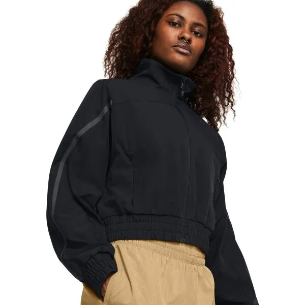 Under Armour UNSTOPPABLE CROP Dámska bunda, čierna, veľkosť M