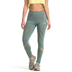 KARI TRAA LOUISE 2.0 TIGHTS Dámske športové legíny, zelená, veľkosť