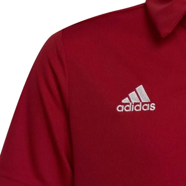 adidas ENT22 POLO Y Chlapčenské  tričko polo, červená, veľkosť