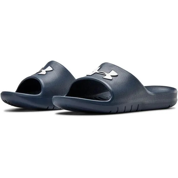 Under Armour CORE PTH SL Pánske šľapky, tmavo modrá, veľkosť 40