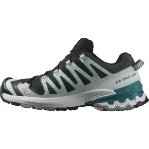 Salomon  Xa Pro 3D V9 GTX Black/Bleached Aqua/Harbor Blue, 42 Dámske topánky