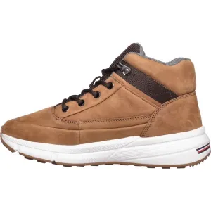 Tommy Hilfiger WARM NUBUCK HYBRID B Pánska zimná obuv, hnedá, veľkosť