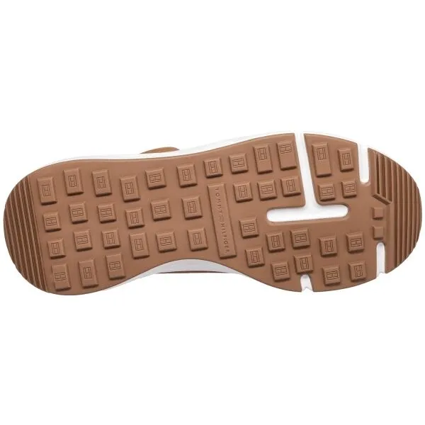 Tommy Hilfiger WARM NUBUCK HYBRID B Pánska zimná obuv, hnedá, veľkosť