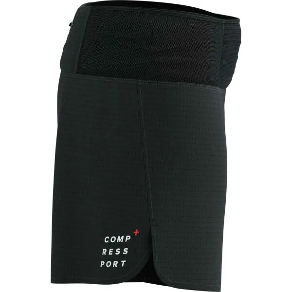 Compressport TRAIL RACING SHORT W Dámske bežecké šortky, čierna, veľkosť
