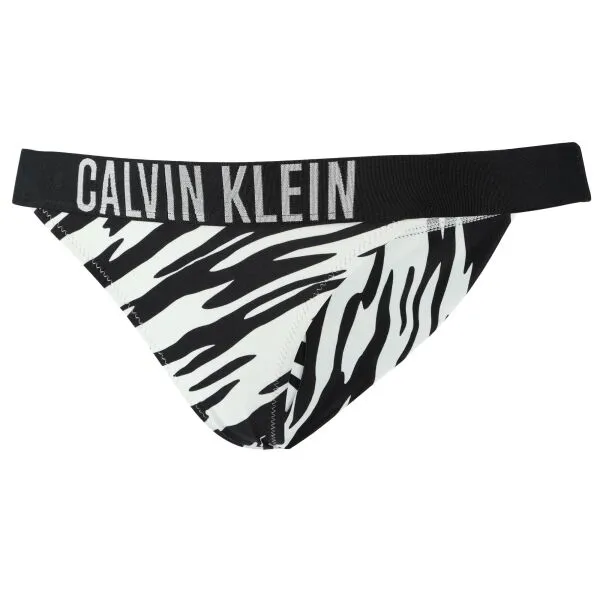 Calvin Klein INTENSE POWER-BRAZILIAN-PRINT Dámske plavkové nohavičky, čierna, veľkosť