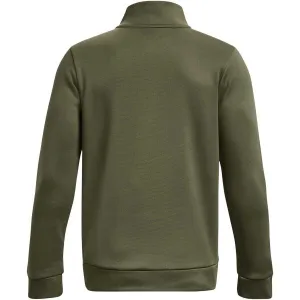 Under Armour ARMOUR FLEECE 1/4 ZIP Chlapčenská mikina, khaki, veľkosť XL