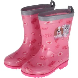 PERLETTI RAIN BOOTS Detské gumáky, ružová, veľkosť