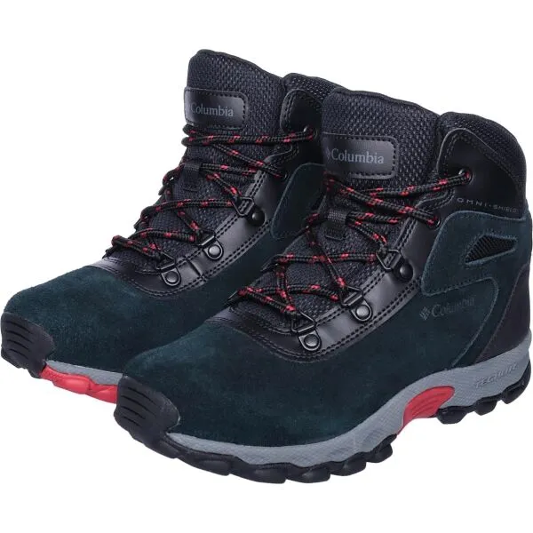 Columbia YOUTH NEWTON RIDGE AMPED Detská outdoorová obuv, čierna, veľkosť 33