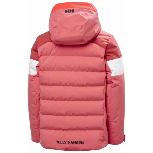 Helly Hansen JR DIAMOND JACKET Dievčenská lyžiarska bunda, ružová, veľkosť 12Y
