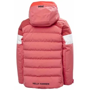 Helly Hansen JR DIAMOND JACKET Dievčenská lyžiarska bunda, ružová, veľkosť 12Y