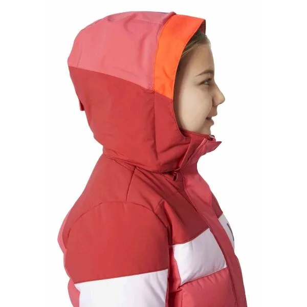 Helly Hansen JR DIAMOND JACKET Dievčenská lyžiarska bunda, ružová, veľkosť 12Y
